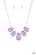 Load image into Gallery viewer, Newport Princess Paparazzi Necklace - Purple - Moonstone
