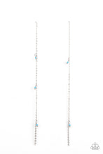 Load image into Gallery viewer, Dauntlessly Dainty Paparazzi Earring - Blue
