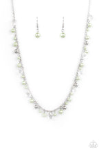 Load image into Gallery viewer, Pearl Essence Paparazzi Pearl Necklace - Green
