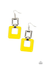 Load image into Gallery viewer, Twice As Nice Paparazzi Earring - Yellow
