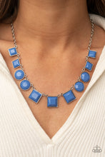 Load image into Gallery viewer, Tic Tac TREND Paparazzi Necklace - Blue
