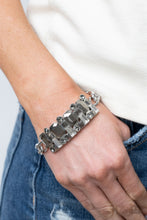 Load image into Gallery viewer, Urban Crest Paparazzi Bracelet  - Silver - Hematite
