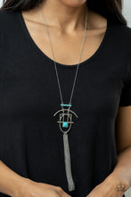 Load image into Gallery viewer, Eco Echoes Paparazzi Necklace - Blue
