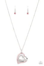 Load image into Gallery viewer, A Mothers Heart Paparazzi Heart Necklace - Pink
