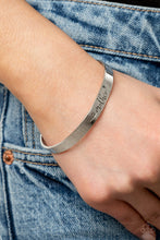 Load image into Gallery viewer, Sweetly Named Paparazzi Cuff Bracelet  - Silver - Mother&#39;s Day
