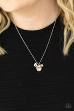 Load image into Gallery viewer, Super Mom Paparazzi Necklace - White - Iridescent - Inspirational - Do all Things with Love
