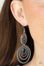 Load image into Gallery viewer, Cosmic Twirl Paparazzi Earring - Black
