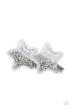 Load image into Gallery viewer, Stellar-ista Paparazzi Star Hair Clip - Silver
