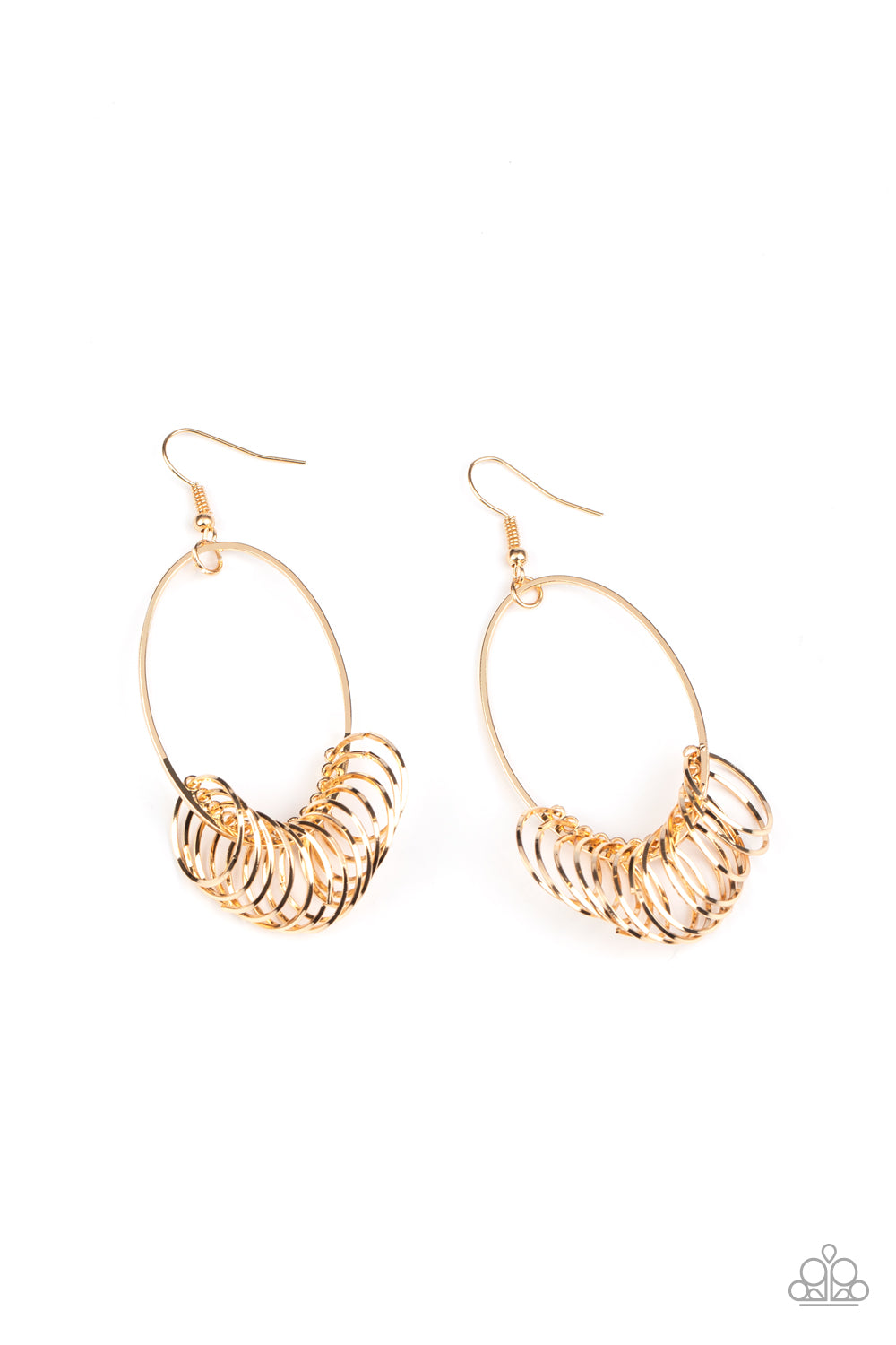 Halo Effect Paparazzi Earring - Gold