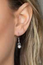 Load image into Gallery viewer, Paparazzi ♥ Rhinestone Revolution - White ♥ Necklace - September 2021 LIFE OF THE PARTY EXCLUSIVE
