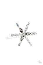 Load image into Gallery viewer, Celestial Candescence Paparazzi Snowflake Hair Clip - Silver
