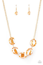 Load image into Gallery viewer, Cosmic Closeup Paparazzi Necklace - Gold
