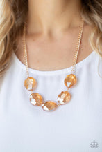 Load image into Gallery viewer, Cosmic Closeup Paparazzi Necklace - Gold
