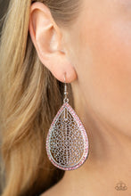 Load image into Gallery viewer, Fleur de Fantasy Paparazzi Earring - Pink
