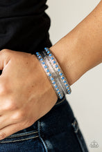 Load image into Gallery viewer, Costa Rica Retreat Paparazzi Cuff Bracelet - Blue
