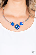 Load image into Gallery viewer, Divine IRIDESCENCE Paparazzi Necklace - Blue - October 2021 Life of the Party
