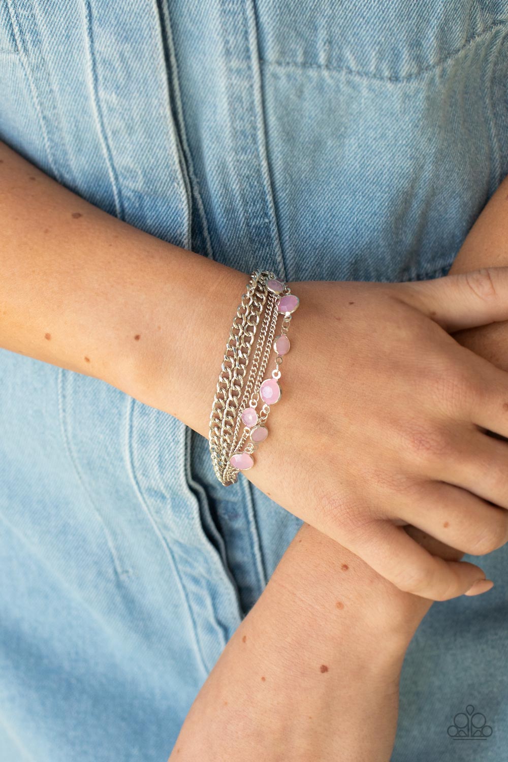 Glossy Goddess Paparazzi Bracelet - Pink