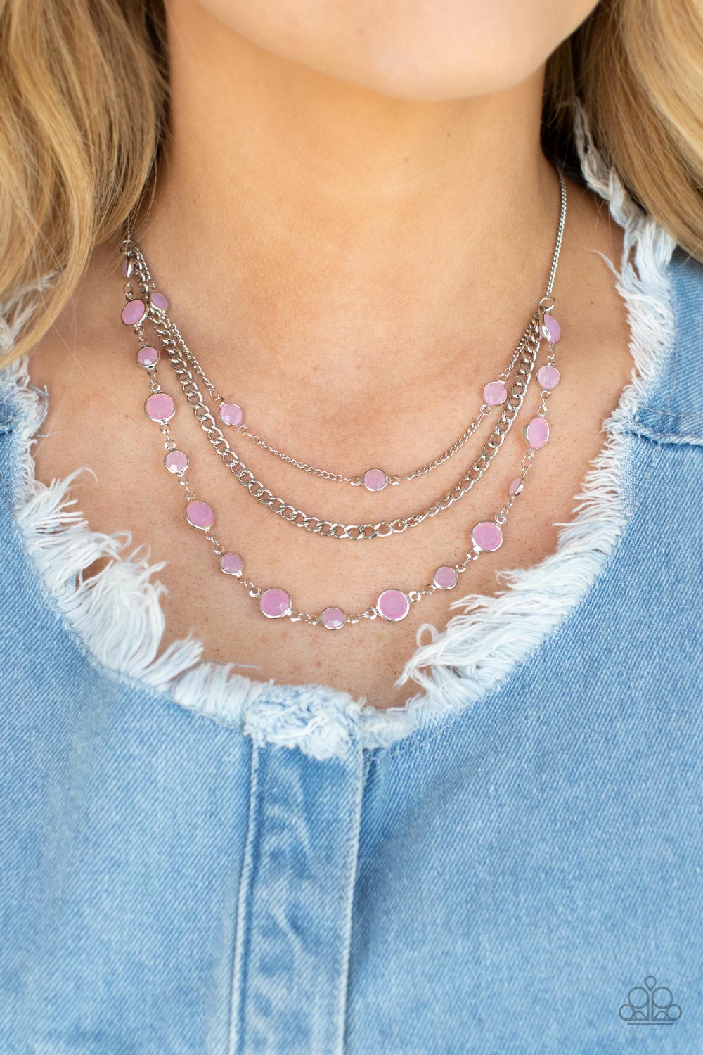 Goddess Getaway Paparazzi Necklace - Pink