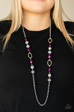 Load image into Gallery viewer, Vivid Variety Paparazzi Necklace - Purple
