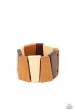 Load image into Gallery viewer, Barbados Backdrop Paparazzi Wood Bracelet - Multi
