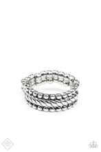 Load image into Gallery viewer, Paparazzi ♥ Tangible Texture - Silver ♥ Ring -  September 2021 Fashion Fix
