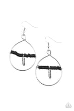 Load image into Gallery viewer, Paparazzi ♥ Free Bird Freedom - Black ♥ Feather Earrings
