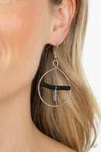 Load image into Gallery viewer, Paparazzi ♥ Free Bird Freedom - Black ♥ Feather Earrings
