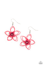Load image into Gallery viewer, Botanical Bonanza Paparazzi Flower Earring - Pink
