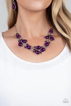 Load image into Gallery viewer, Botanical Banquet Paparazzi Necklace - Purple
