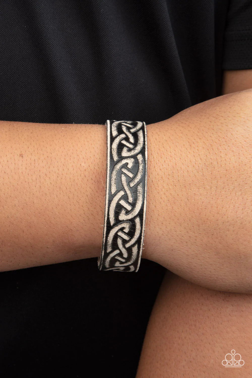 Paparazzi ♥ Rebel Runes - Black ♥ Bracelet