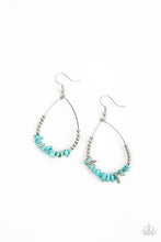 Load image into Gallery viewer, Come Out of Your SHALE Paparazzi Earring - Blue - Turquoise
