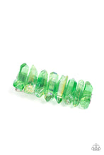 Load image into Gallery viewer, Crystal Caves Paparazzi Hair Clip - Green
