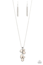 Load image into Gallery viewer, Wild Bunch Flair Paparazzi Necklace - White Cracked Stone
