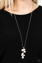 Load image into Gallery viewer, Wild Bunch Flair Paparazzi Necklace - White Cracked Stone
