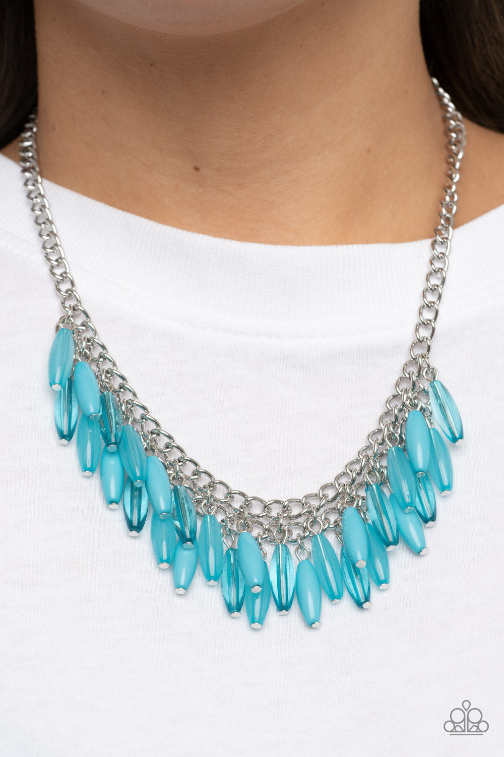Beach House Hustle Paparazzi Necklace - Blue