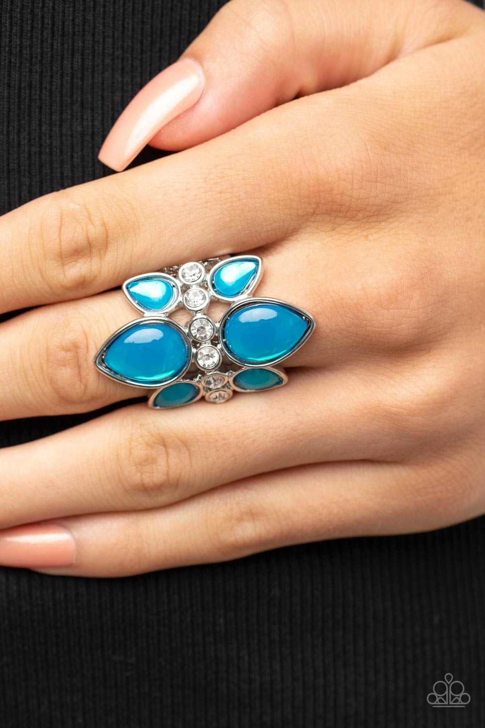 TRIO Tinto Paparazzi Ring - Blue