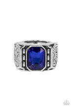 Load image into Gallery viewer, Metro Magnate Paparazzi Ring - Blue
