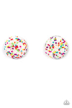 Load image into Gallery viewer, Kaleidoscope Sky Paparazzi Seed Bead Earring - White
