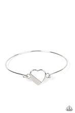 Load image into Gallery viewer, Hidden Intentions Paparazzi Heart Bracelet - White
