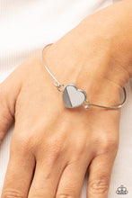 Load image into Gallery viewer, Hidden Intentions Paparazzi Heart Bracelet - White
