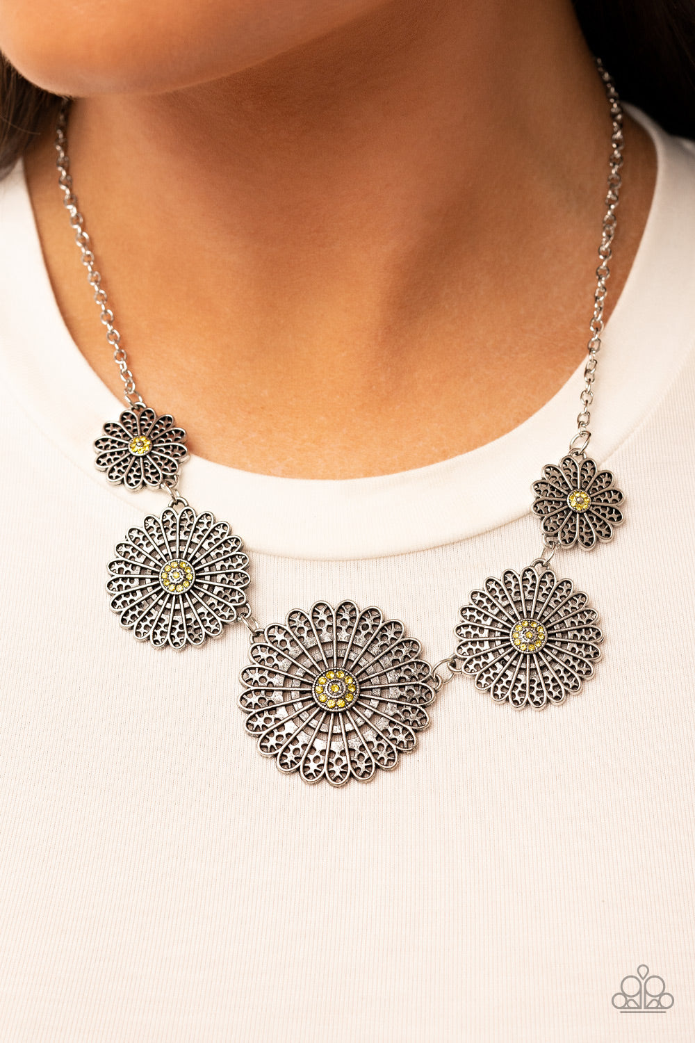 Marigold Meadows Paparazzi Necklace - Yellow