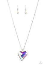 Load image into Gallery viewer, Lockdown My Heart Paparazzi Necklace - Multi - Iridescent
