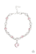 Load image into Gallery viewer, Truly Lovely Paparazzi Heart Bracelet - Pink
