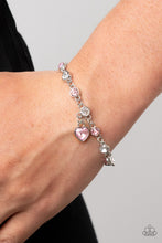 Load image into Gallery viewer, Truly Lovely Paparazzi Heart Bracelet - Pink
