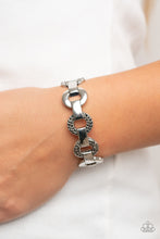 Load image into Gallery viewer, Revolutionary Romantic Paparazzi Cuff Bracelet - Silver - Hematite
