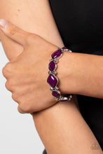 Load image into Gallery viewer, Boldly BEAD-azzled Paparazzi Bracelet  - Purple
