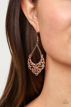 Load image into Gallery viewer, Sentimental Setting Paparazzi Earring - Rose Gold
