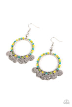 Load image into Gallery viewer, Bohemian Beach Blast Paparazzi Earring - Green
