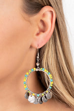 Load image into Gallery viewer, Bohemian Beach Blast Paparazzi Earring - Green
