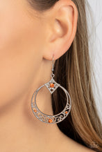 Load image into Gallery viewer, Royal Resort Paparazzi Earring - Orange

